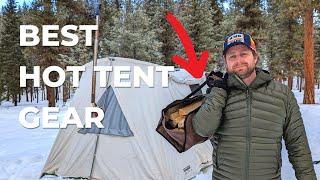 The BEST Camping Gear for HOT TENT Camping in COLD Temperatures