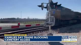 NC: Freight trains still blocking Rocky Mount cemetery a year after CSX promised to take action