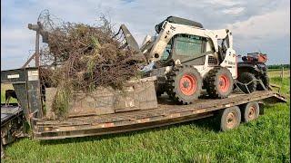 Tearing Out 100 Year Old Fence! (Satisfying)