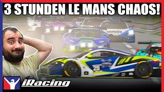 3 Stunden Chaos pur: 3h Le Mans in iRacing