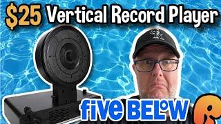 SHOCKING $25 Vertical Record Player from Five Below - Unboxing & Review!