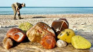 October Rock Hunt on Lake Superior