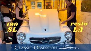 LA Chronicles | Mercedes 190SL Resto & Beverly Hills Car Club Visit | Classic Obsession | Episode 86