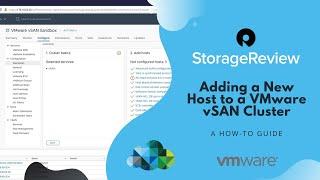 How to Add a New Host to a VMware vSAN Cluster