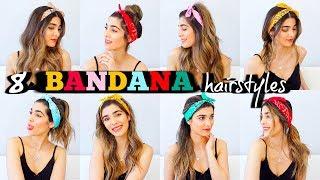 8 TRENDY BANDANA HAIRSTYLES FOR SUMMER | How to Style Bandanas