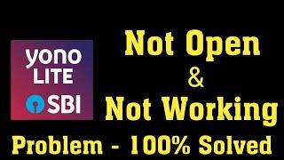 How To Fix Yono Lite SBI Not Open Problem Android & Ios - YONO Lite SBI App Not Working Problem 2020