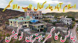 Islamabad 4 kanal corner cheapest house urgent for sale on top height view prime location