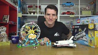 Der extreme Preis begräbt die Serie endgültig: LEGO® Creator 31117 Space Shuttle & 31119 Riesenrad