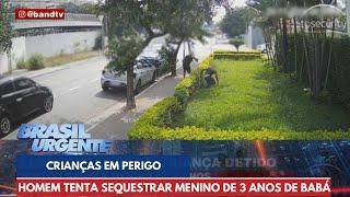 Homem que impediu sequestro de criança era amigo do suspeito | Brasil Urgente