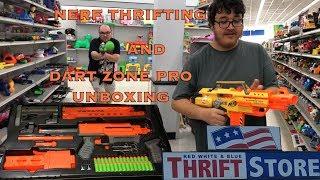 KBFoamStrike's NERF Thrifting Vlog Ep. 1 and DART ZONE PRO MK-1 Unboxing (4K)