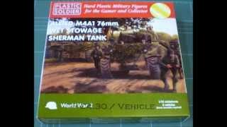 Miniature Review - 20mm M4A1W Sherman Tank from Plastic Soldier Company