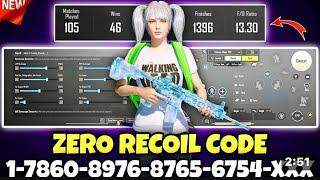 BGMI BEST SENSITIVITY SETTING | BGMI NEW UPDATE 3.5 SENSITIVITY CODE | ZERO RECOIL SENSITIVITY CODE