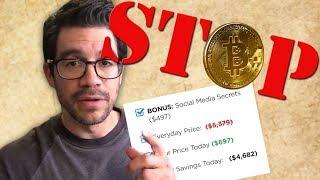 Tai Lopez NEEDS TO STOP Selling Me His Bitcoin Course