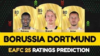 FC 25 | BORUSSIA DORTMUND PLAYER RATINGS PREDICTION  | EA FC 25 | ft. Guirassy, Brandt, Anton