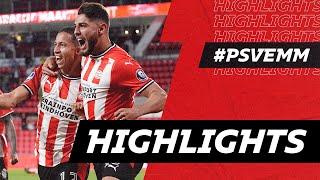 MAXI ROMERO scores in 94th minute  | HIGHLIGHTS PSV - FC Emmen