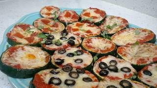 Jersey Fresh Zucchini "Pizzas"