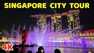 Singapore City Tour at Night | Exploring the World's Most Beautiful Country