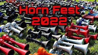 Horn Fest 2022!! The Largest Train Horn Honk in America. Nathan, Leslie, Prime, Wabco, Kahlenberg