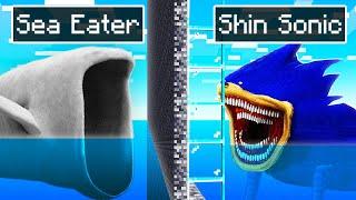 I Fooled My Friend as SEA EATER vs SHIN SONIC in Minecraft