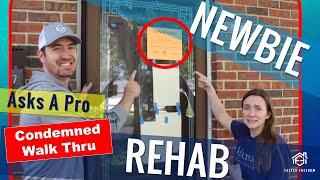 Newbie Investor Walks Thru Potential Rehab With a Pro [Rookie Real Estate Investor Deal]