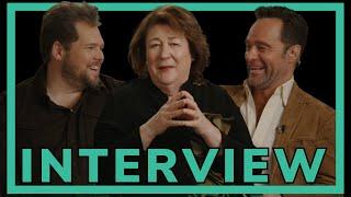 THE STICKY CAST reacts to MARGO MARTINDALE being a complete BADASS during INTERVIEW