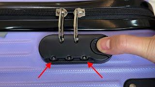 Don’t worry if you forget your suitcase password! Teach you a trick to retrieve the password and o