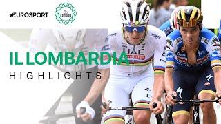 STUNNING SOLO VICTORY!  | Men's Il Lombardia Race Highlights | Eurosport Cycling