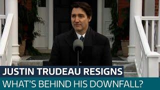 Canadian Prime Minister Justin Trudeau announces resignation | ITV News