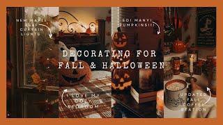 decorate with me for FALL 2024! | Cozy Silent Vlog  ️