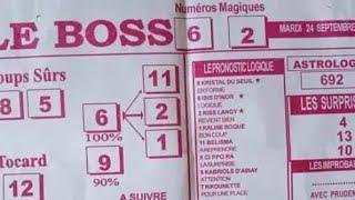 boss Demain mardi 24 septembre 2024 Quinte demain base SOLIDE