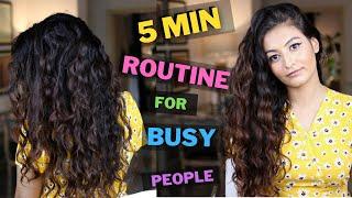 Quick Wavy Hair Routine 2022