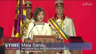 Jurământul Maiei Sandu pentru al doilea mandat de Președinte al Republicii Moldova.