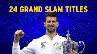 Novak Djokovic: All 24 Grand Slam Titles Celebration