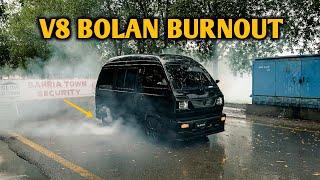 V8 BOLAN Crazy BURNOUT | Insane SMOKE 