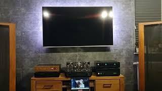 Blanche "City lights" - Martin Logan CLS, Yamaha M4  + C4,  PCM63-K DAC with ECC85 analog