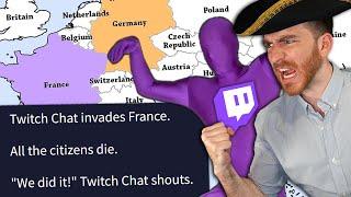 Twitch Chat and I invaded Europe with Artificial Intelligence