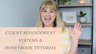 Photography Client Management Systems | Honeybook Tutorial