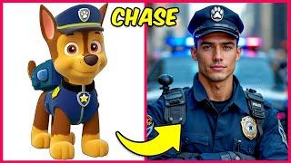 PAW PATROL as HUMANS  + Guess the VOICE...! ChaseMarshallSkyeRubble