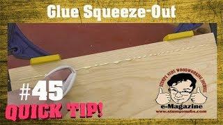 Don't wipe your glue! -The best way to deal with squeeze-out