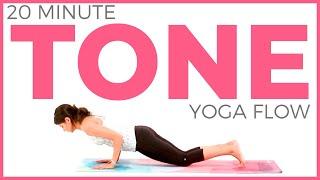 Yoga for Weight Loss | 20 minute Power Yoga Workout  TONE