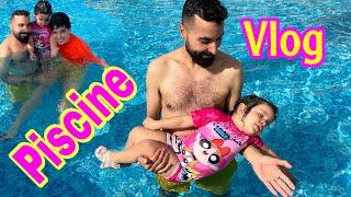 VLOG - JOURNEE PISCINE,  happy familly adel sami amira