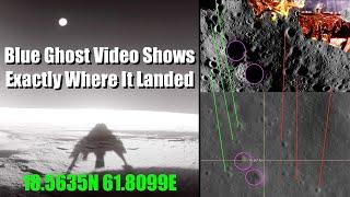 Blue Ghost's Landing Video Reveals Exactly Where It Landed On The Moon