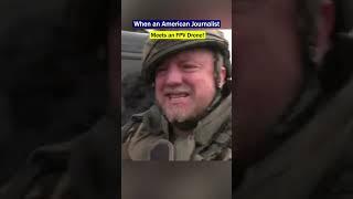 The Moment an American Journalist Meets an FPV Drone in the Kursk Region!