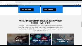 Enabling Video Series (EVS) l Virtual Assistant Training l ECOMMERCE TRAINING COURSES