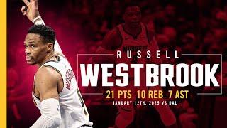 Russell Westbrook Full Game Highlights vs. Mavs   |  1/12/25