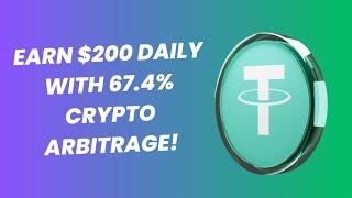 Crypto Arbitrage 2025: Earn $200 Daily with This Simple Strategy (67.4% profit)