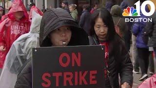 Workers at 2 Omni hotels join strike at Boston Hiltons