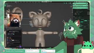 Blender 3D! #vtuber #cat #twitch