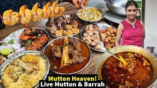 Queen of Mutton! BOMB LEVEL MUTTON CURRY, MUTTON BARRAH, TANDOORI PRAWN, MURG BIRYANI, MUTTON TIKKA