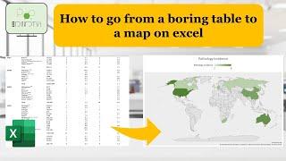 Learn how to plot your data on a Excel Map in 2 Minutes!